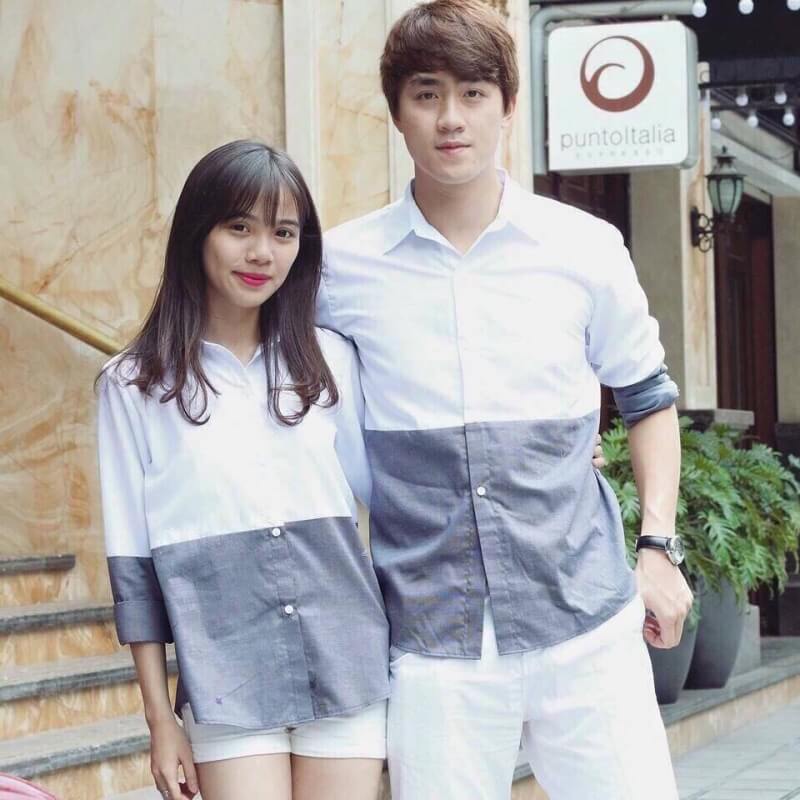 Áo đồng phục sơ mi gia đình đẹp, gía rẻ