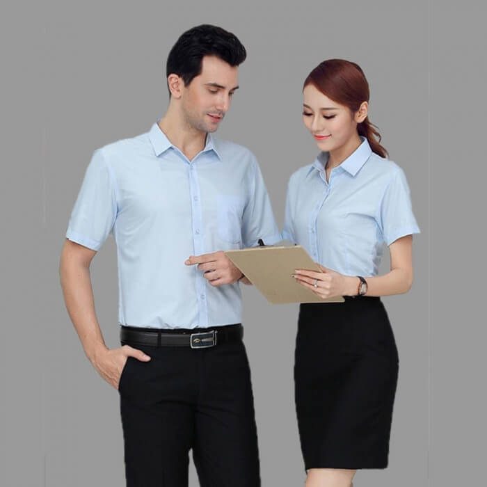 3 mẫu áo dong phuc cong ty đẹp, mới nhất hiện nay