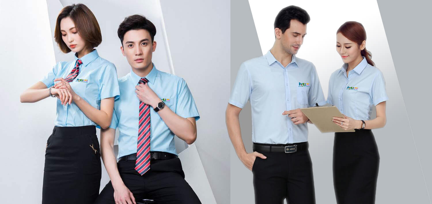 3 mẫu áo dong phuc cong ty đẹp, mới nhất hiện nay