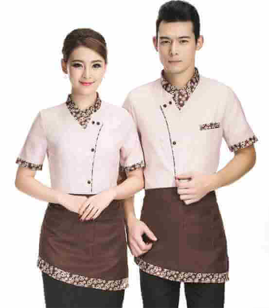 sơ mi đồng phục quán ăn